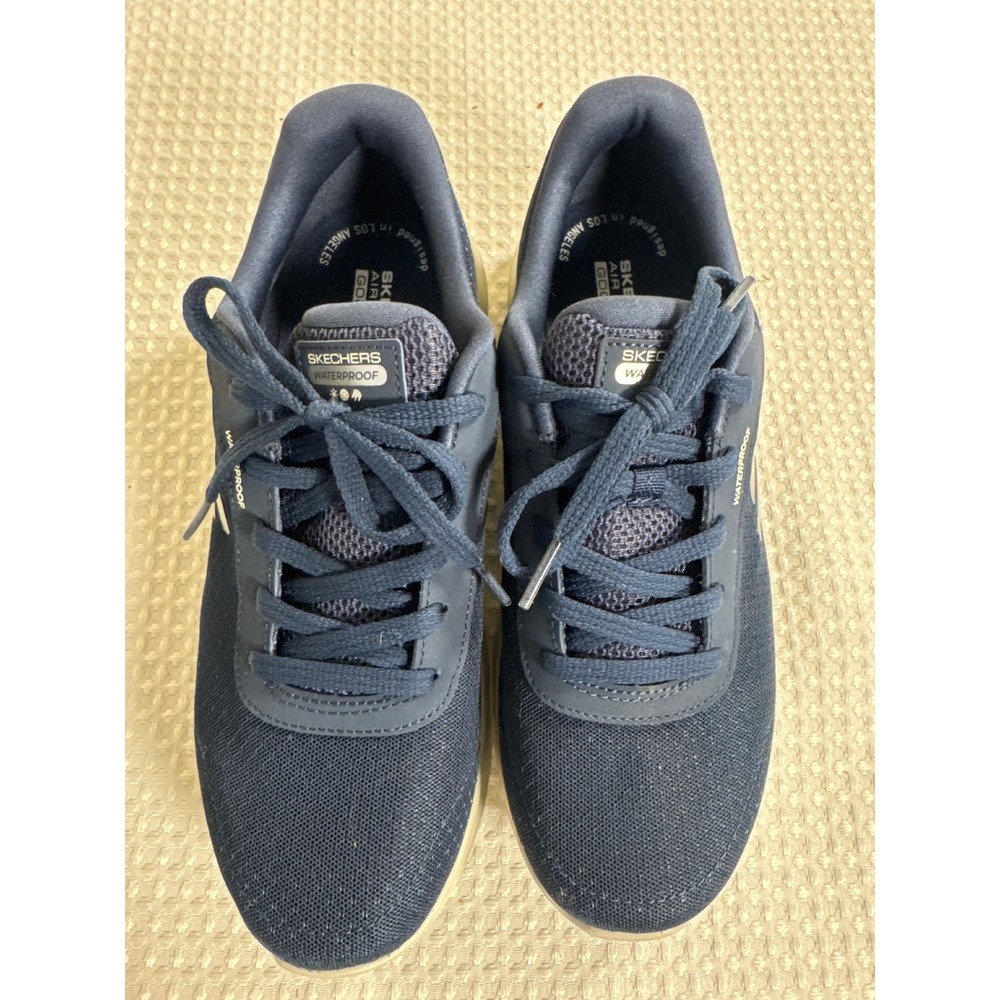 Skechers Sneaker Women 8.5 Go Walk Joy 124675 Navy Waterproof EUC